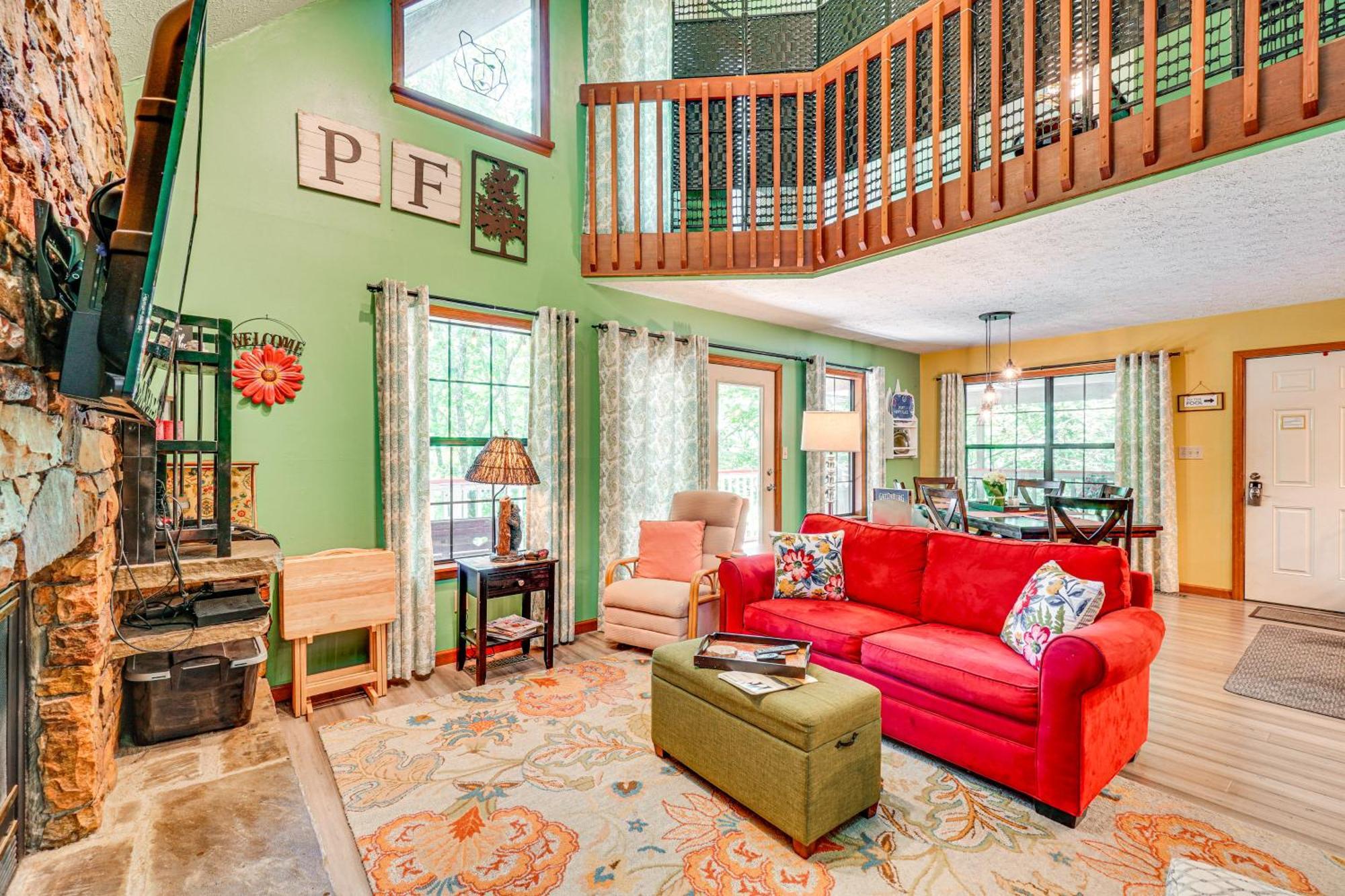 Smoky Mountain Cabin With Deck And Hot Tub! Pigeon Forge Bagian luar foto